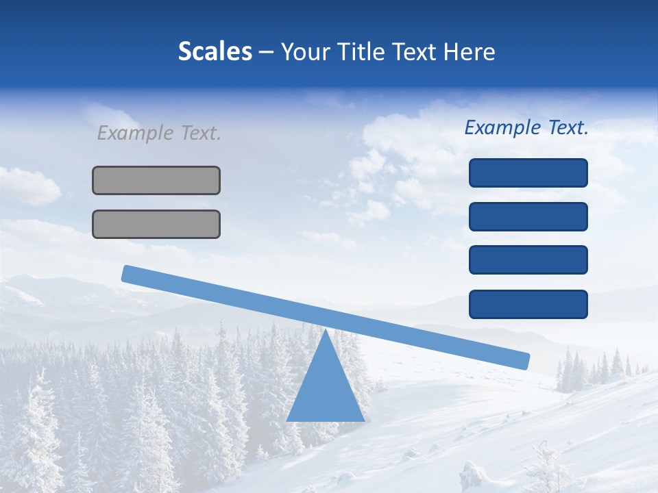 Flora Tree Hoarfrost PowerPoint Template