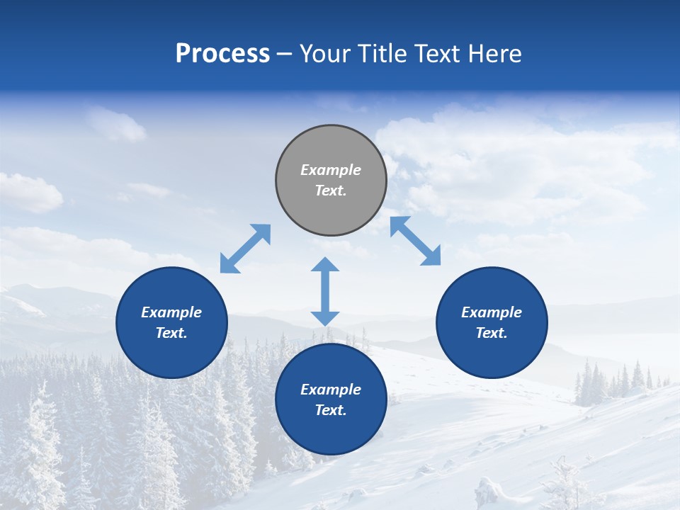 Flora Tree Hoarfrost PowerPoint Template