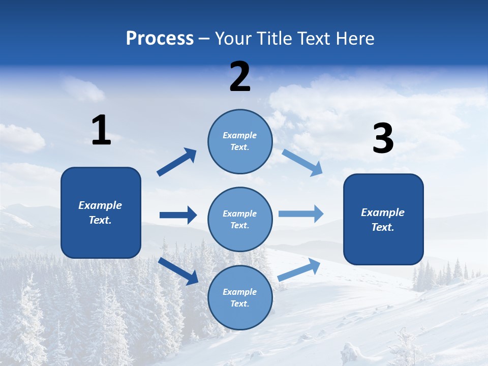 Flora Tree Hoarfrost PowerPoint Template