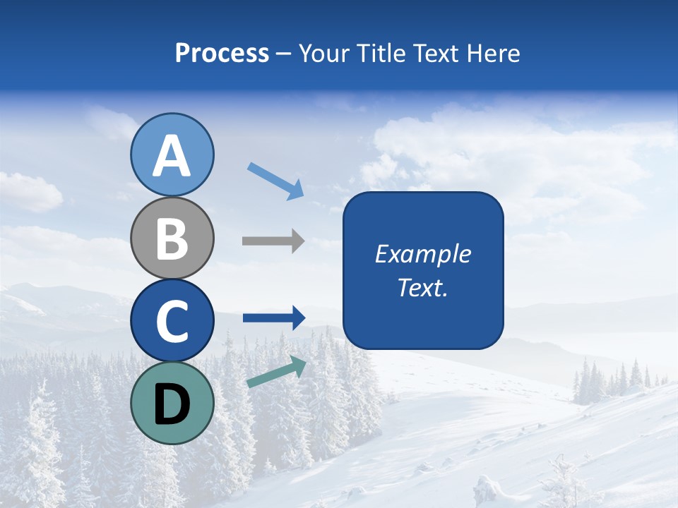 Flora Tree Hoarfrost PowerPoint Template