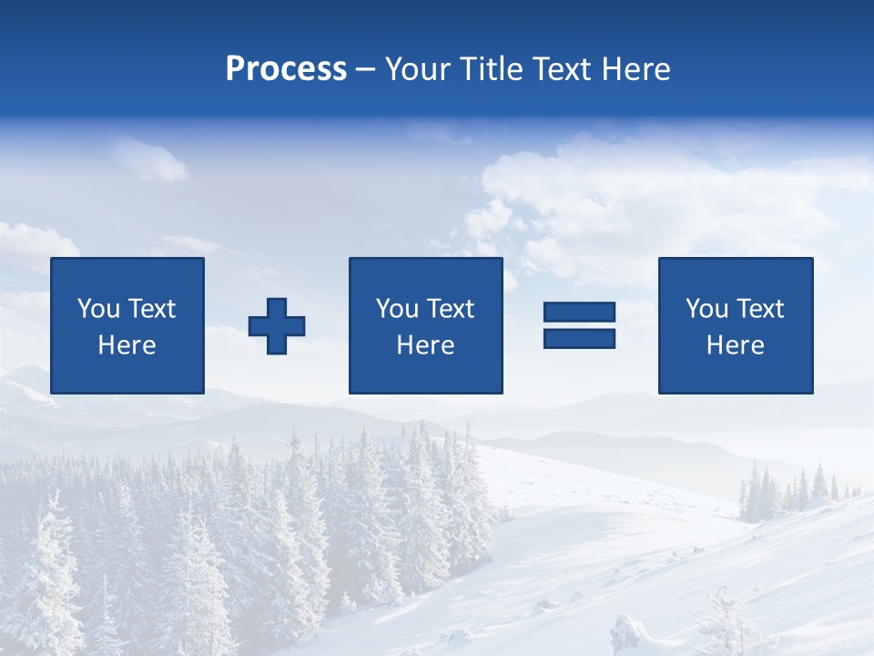 Flora Tree Hoarfrost PowerPoint Template