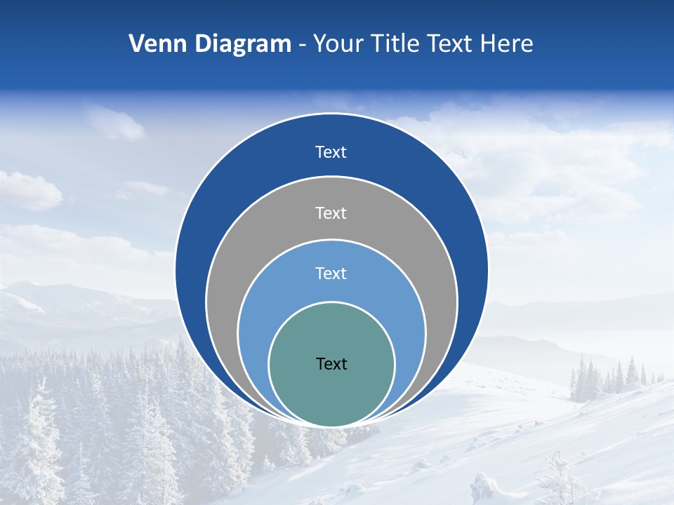 Flora Tree Hoarfrost PowerPoint Template