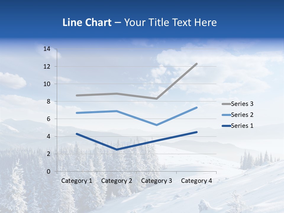 Flora Tree Hoarfrost PowerPoint Template
