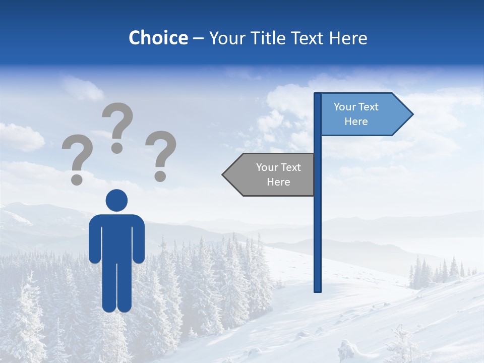 Flora Tree Hoarfrost PowerPoint Template
