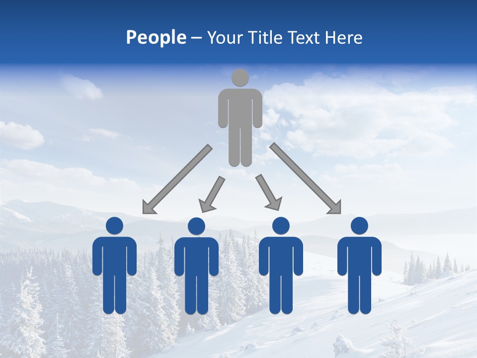 Flora Tree Hoarfrost PowerPoint Template