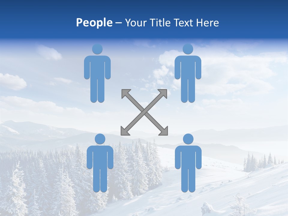 Flora Tree Hoarfrost PowerPoint Template