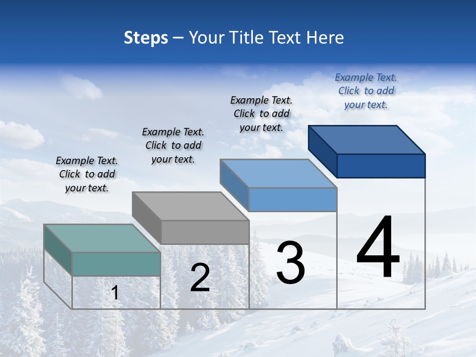 Flora Tree Hoarfrost PowerPoint Template