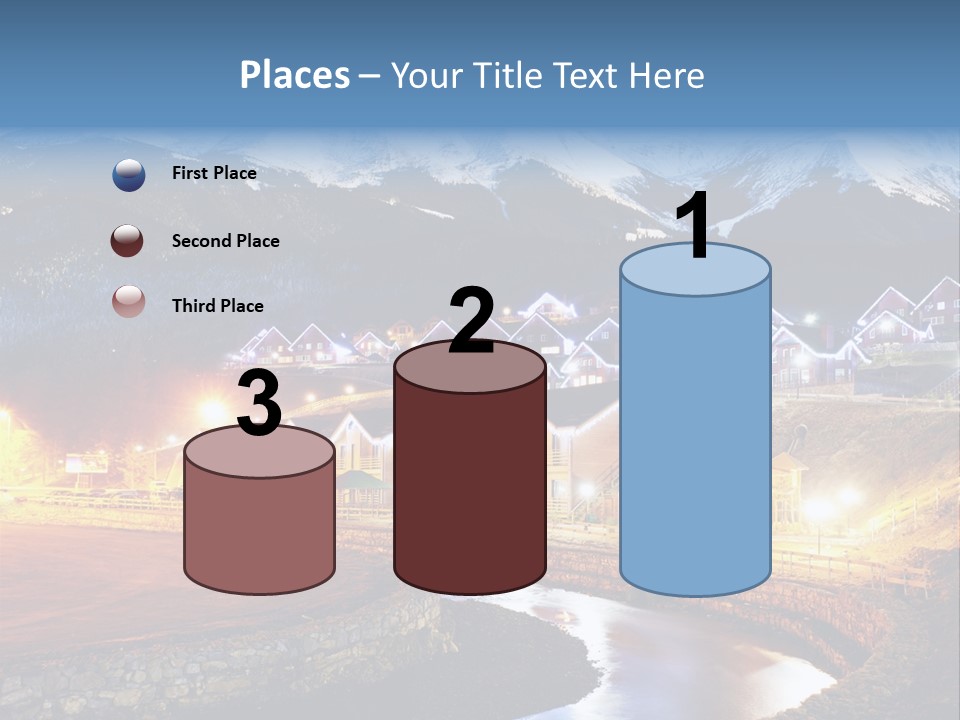 Luxury Evening Lamp PowerPoint Template