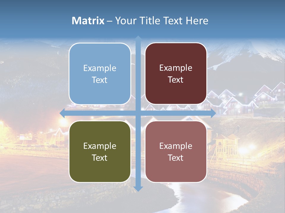 Luxury Evening Lamp PowerPoint Template