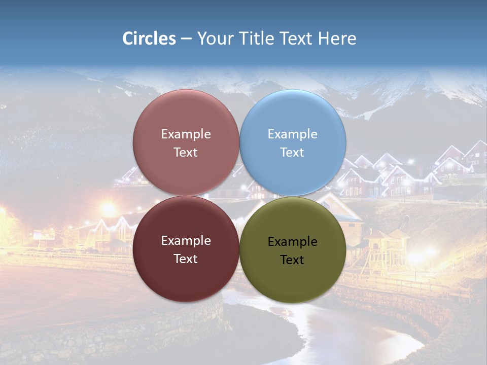 Luxury Evening Lamp PowerPoint Template