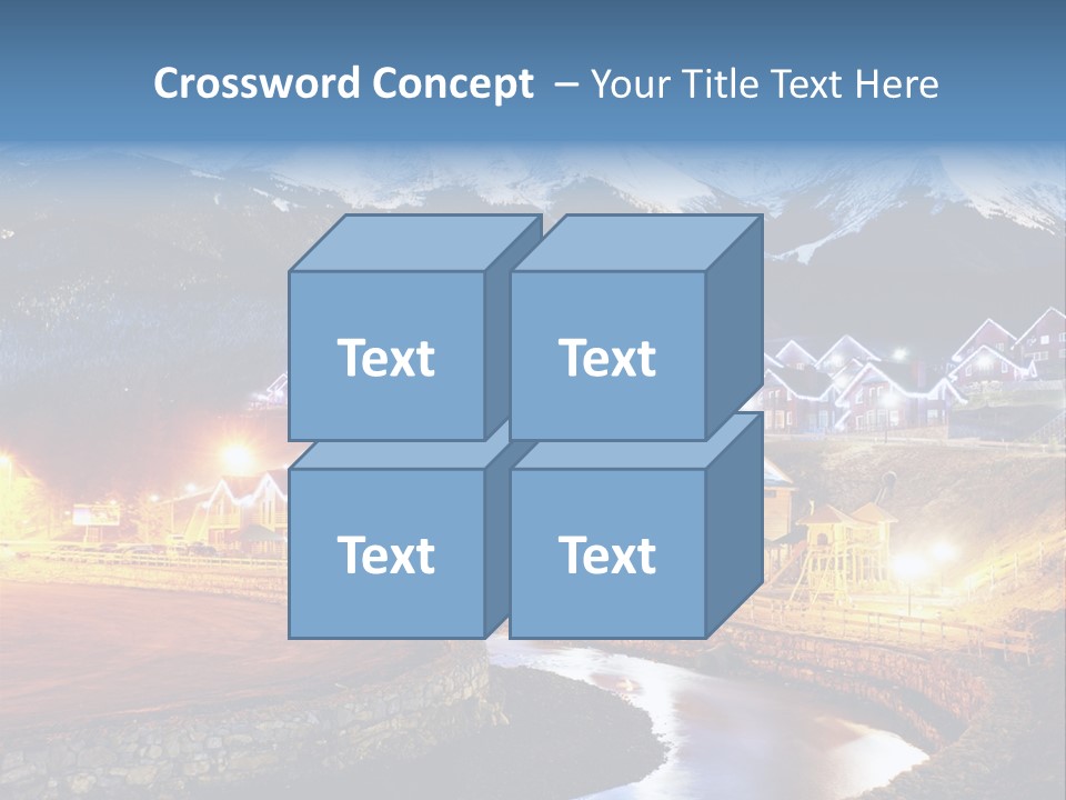 Luxury Evening Lamp PowerPoint Template