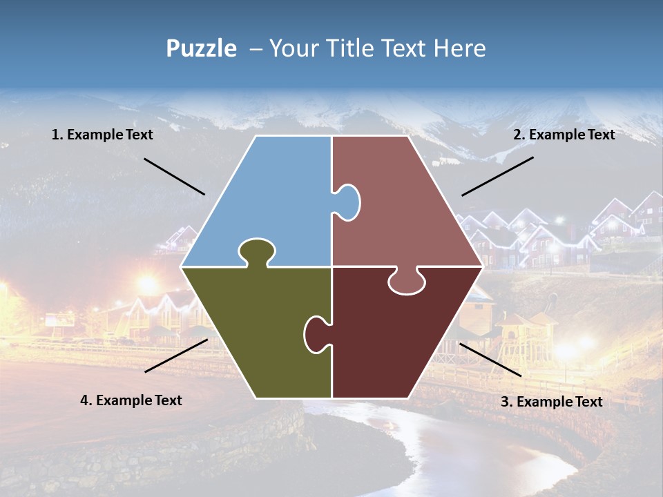 Luxury Evening Lamp PowerPoint Template