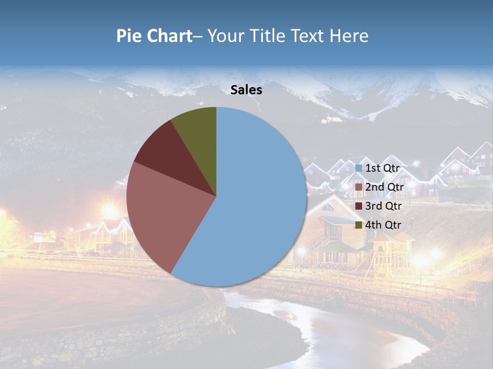 Luxury Evening Lamp PowerPoint Template