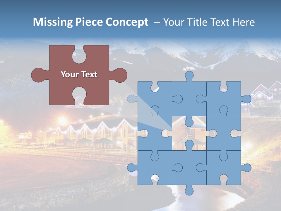 Luxury Evening Lamp PowerPoint Template