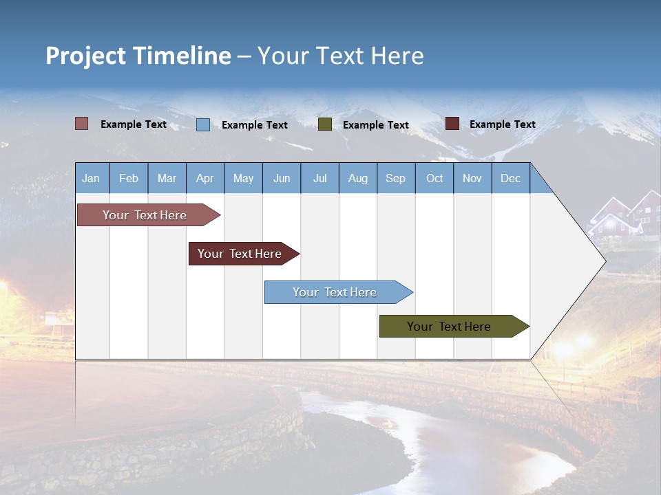 Luxury Evening Lamp PowerPoint Template