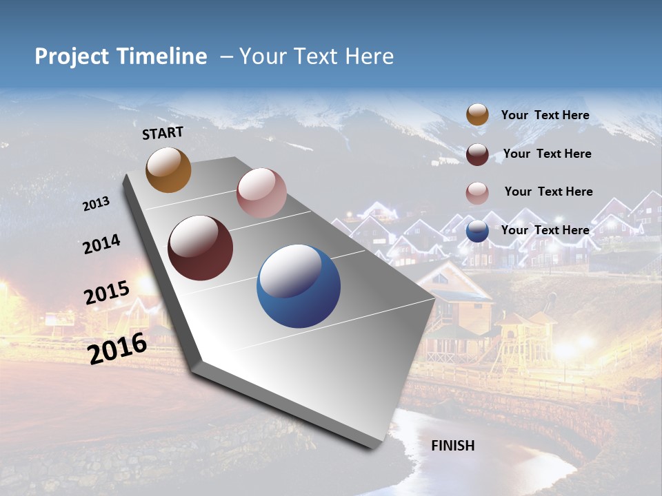 Luxury Evening Lamp PowerPoint Template