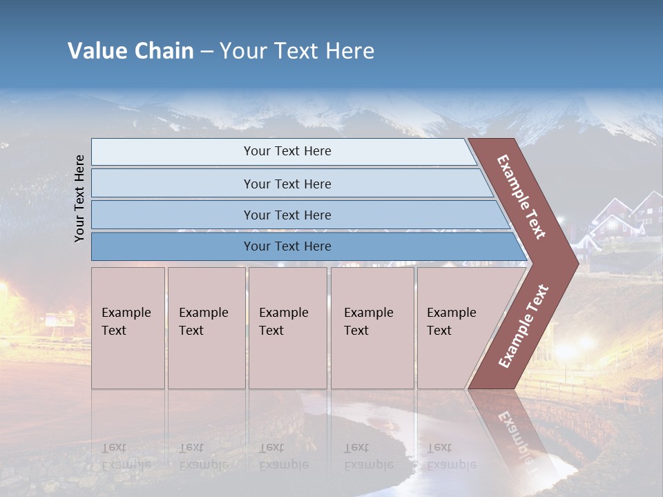 Luxury Evening Lamp PowerPoint Template