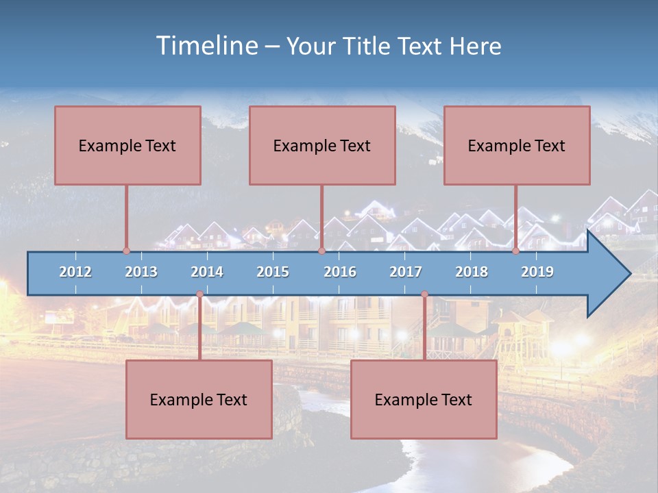 Luxury Evening Lamp PowerPoint Template