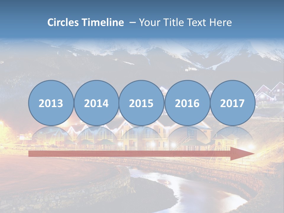 Luxury Evening Lamp PowerPoint Template