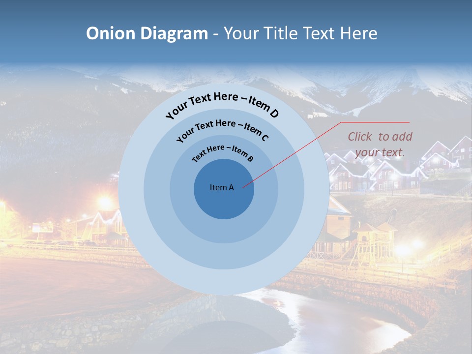 Luxury Evening Lamp PowerPoint Template