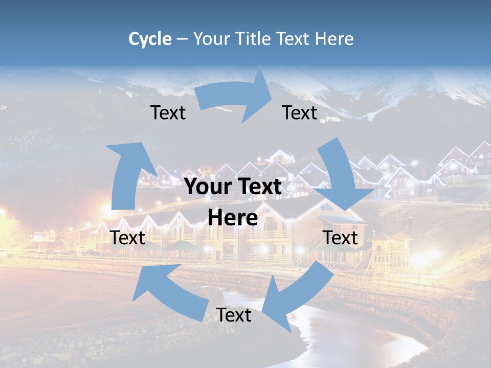 Luxury Evening Lamp PowerPoint Template