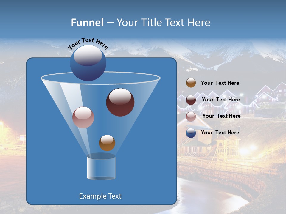 Luxury Evening Lamp PowerPoint Template