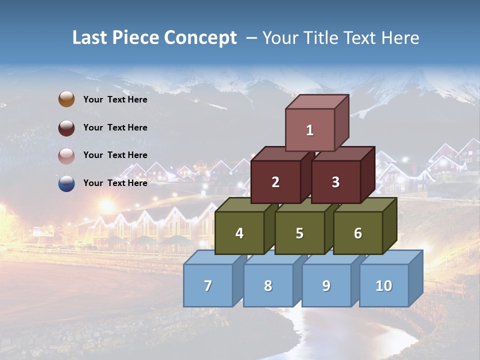 Luxury Evening Lamp PowerPoint Template