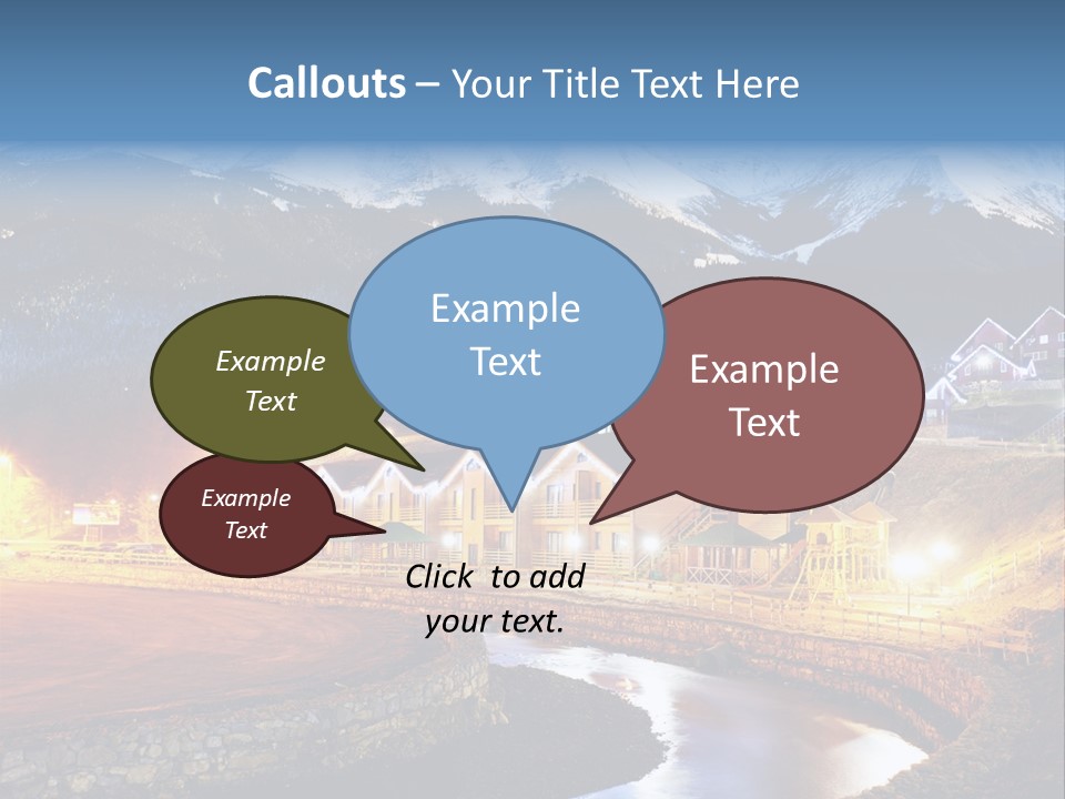 Luxury Evening Lamp PowerPoint Template