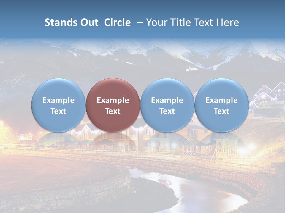 Luxury Evening Lamp PowerPoint Template