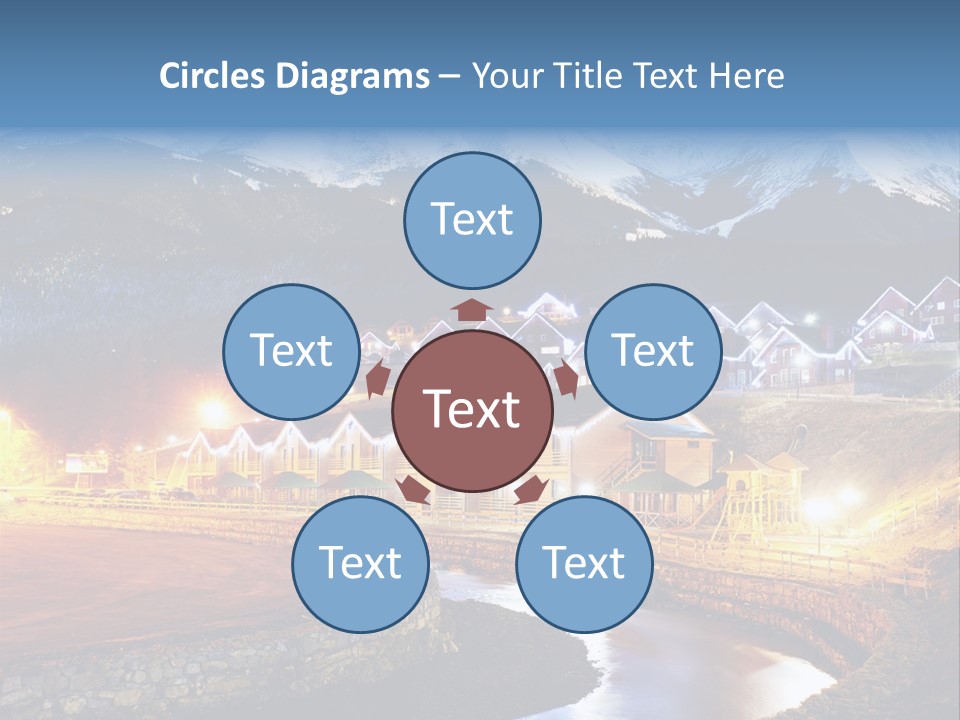 Luxury Evening Lamp PowerPoint Template