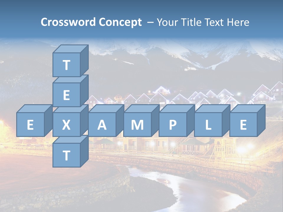 Luxury Evening Lamp PowerPoint Template