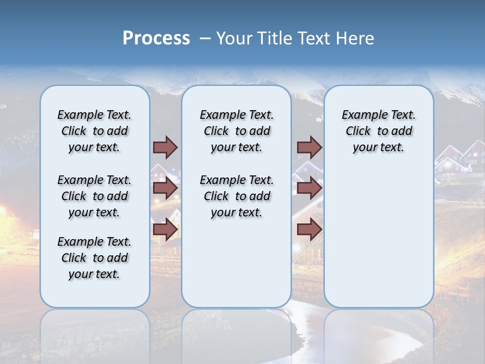 Luxury Evening Lamp PowerPoint Template