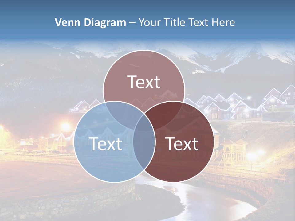 Luxury Evening Lamp PowerPoint Template