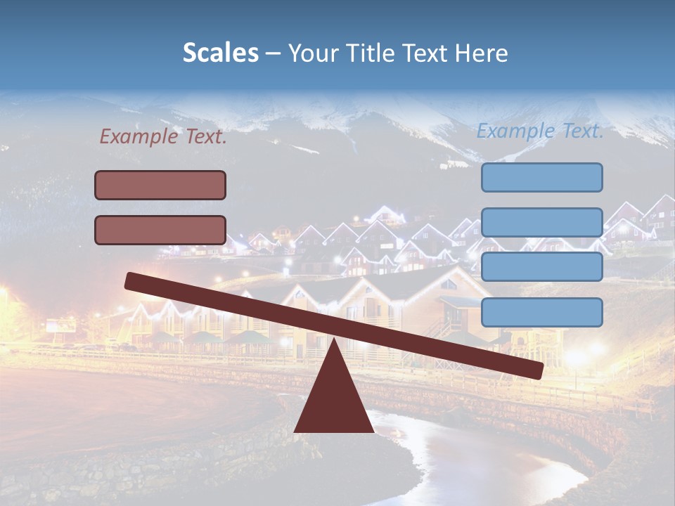 Luxury Evening Lamp PowerPoint Template