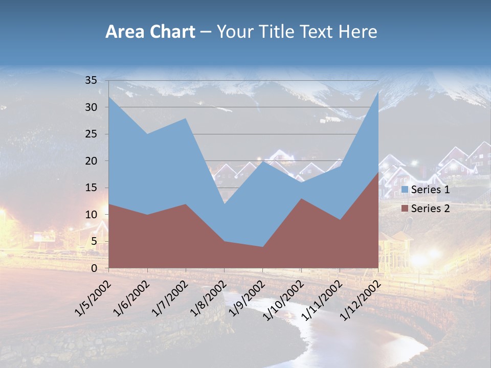 Luxury Evening Lamp PowerPoint Template