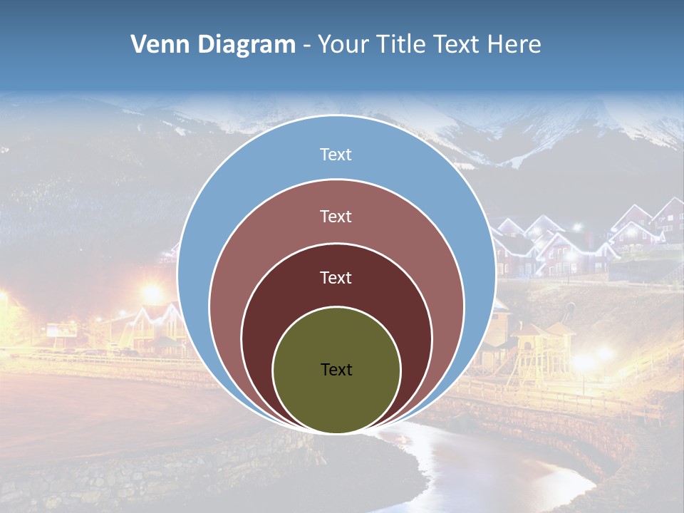 Luxury Evening Lamp PowerPoint Template