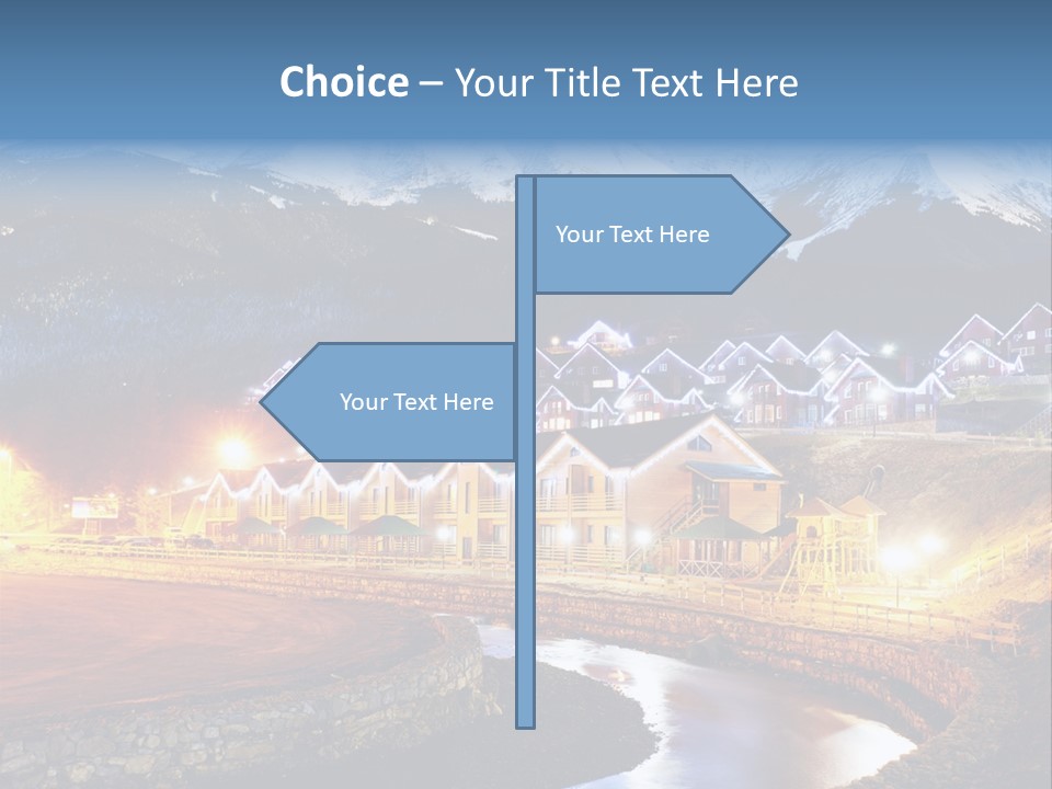 Luxury Evening Lamp PowerPoint Template