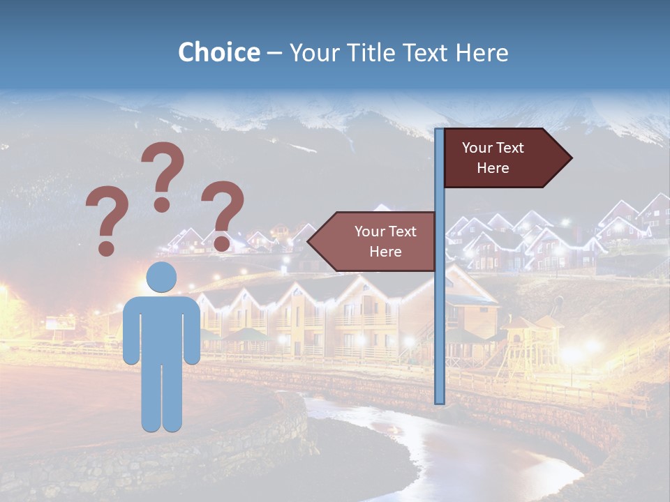 Luxury Evening Lamp PowerPoint Template