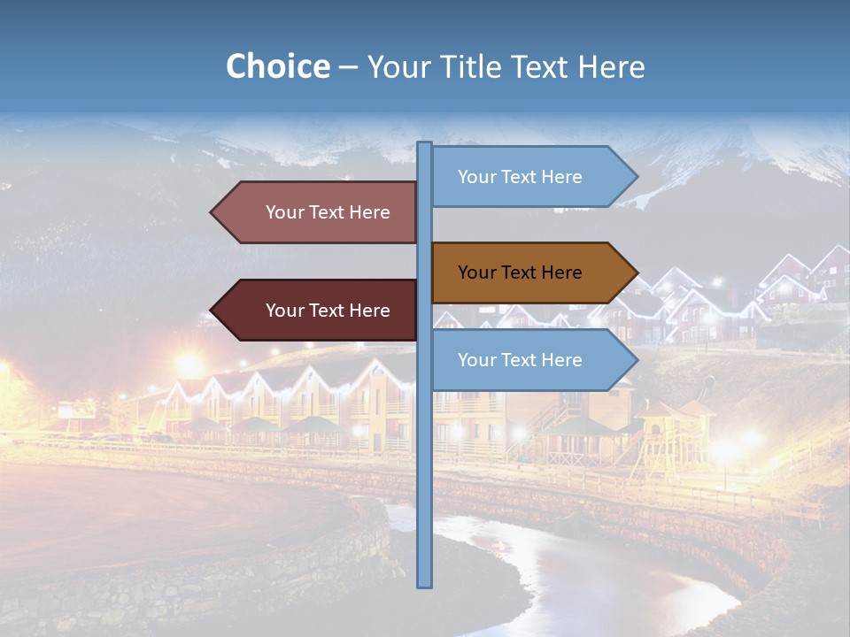 Luxury Evening Lamp PowerPoint Template