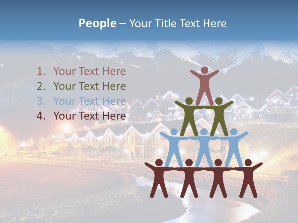 Luxury Evening Lamp PowerPoint Template