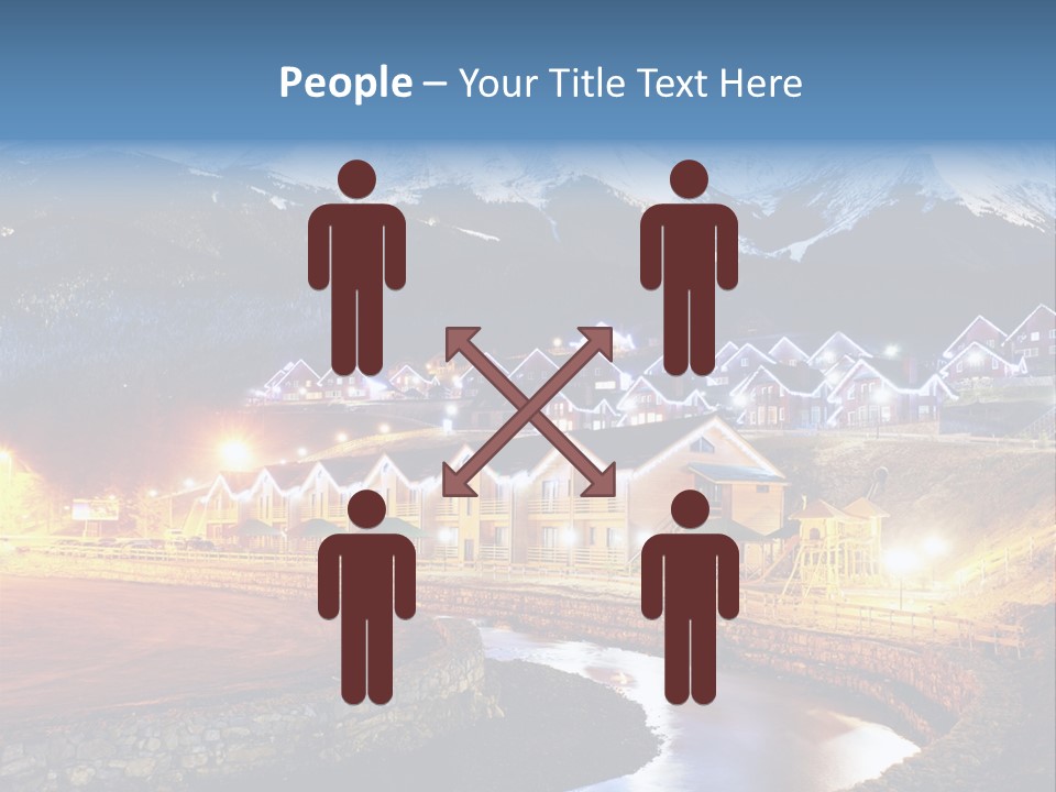 Luxury Evening Lamp PowerPoint Template