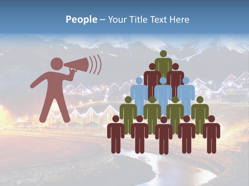 Luxury Evening Lamp PowerPoint Template