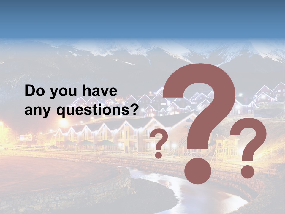 Luxury Evening Lamp PowerPoint Template