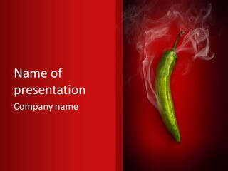 Taste Vegetarian Vitamin PowerPoint Template