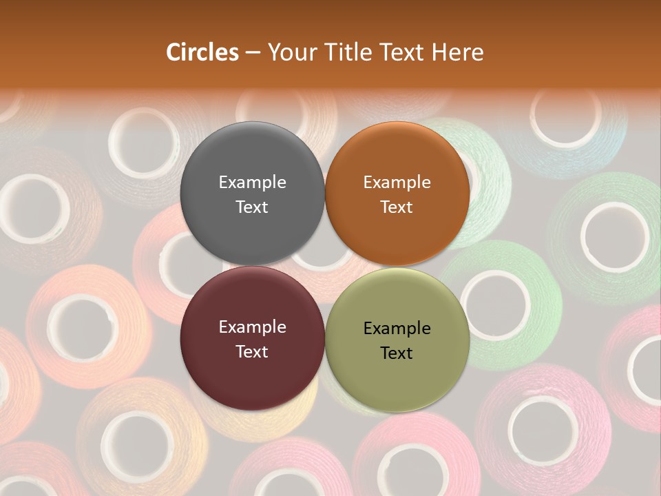 Colors Fibre Hobbies PowerPoint Template