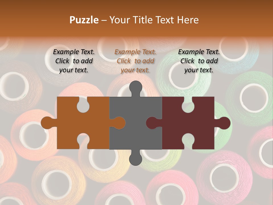 Colors Fibre Hobbies PowerPoint Template