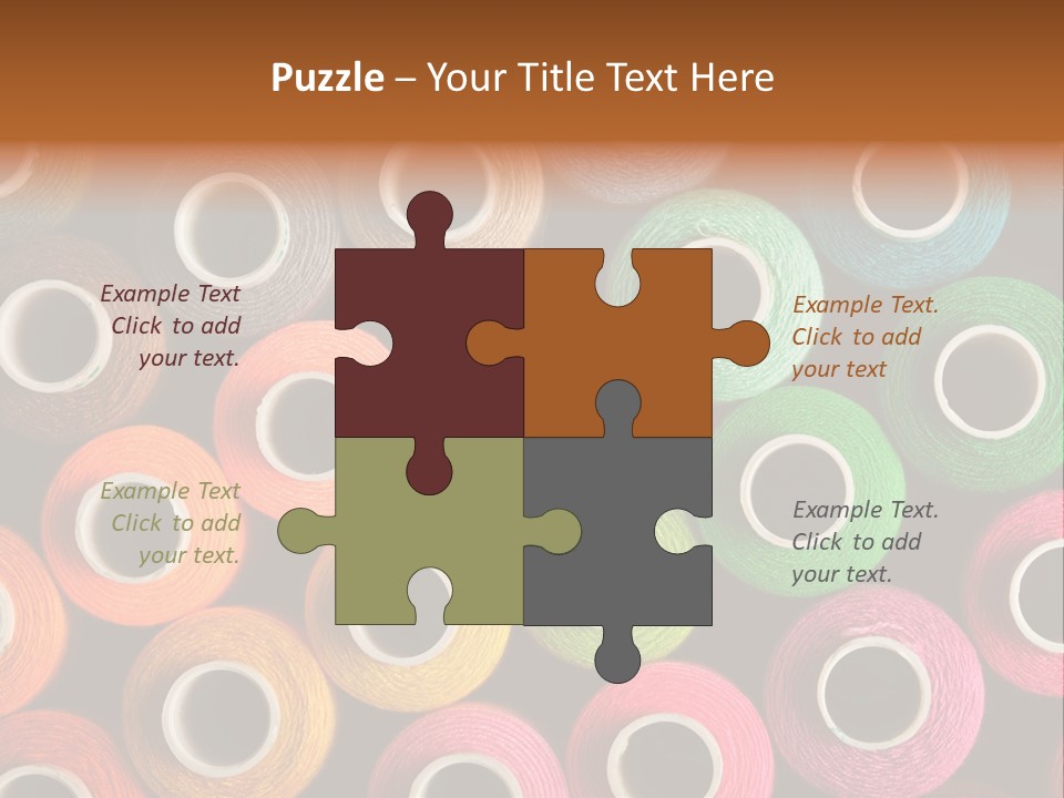 Colors Fibre Hobbies PowerPoint Template