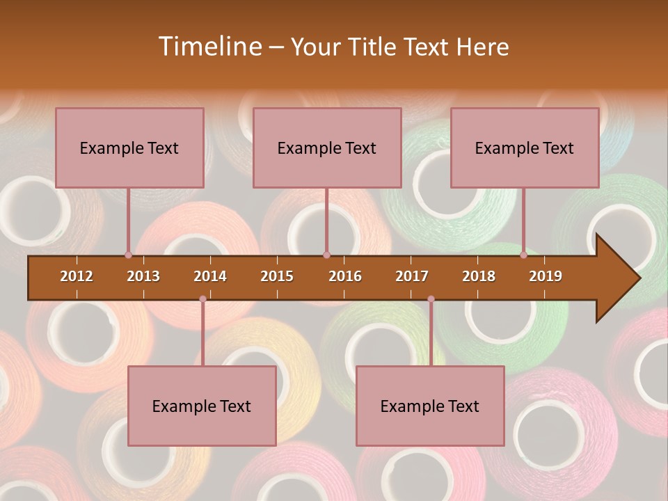 Colors Fibre Hobbies PowerPoint Template