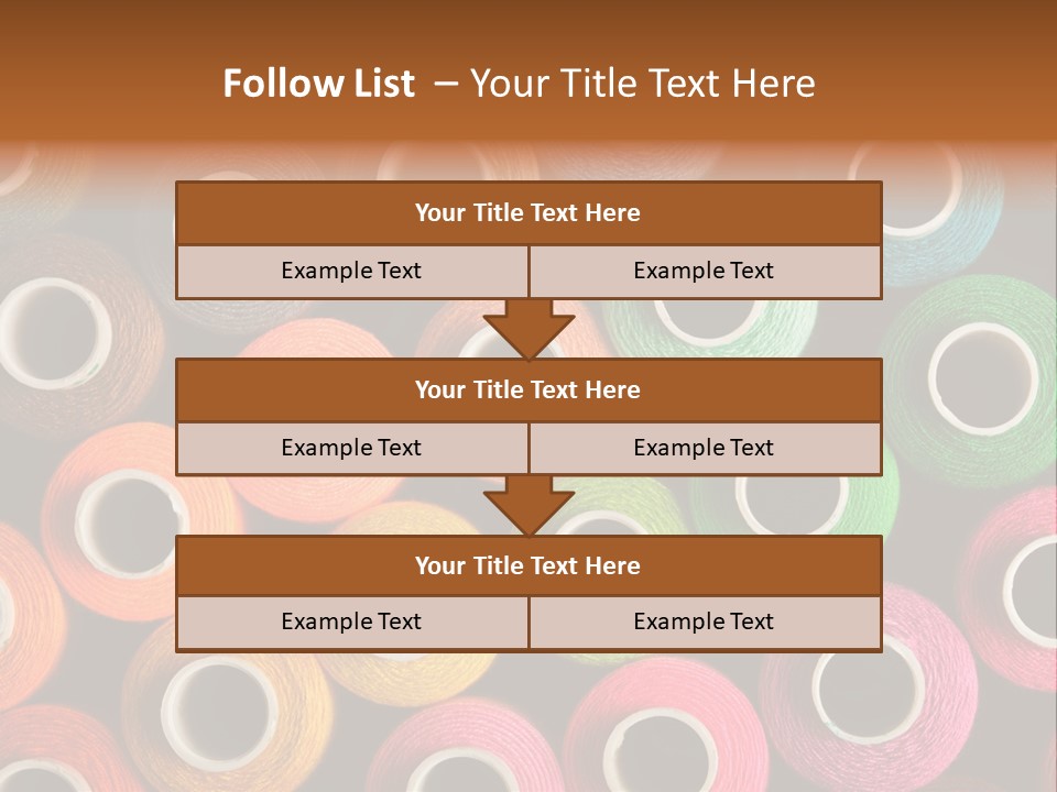 Colors Fibre Hobbies PowerPoint Template