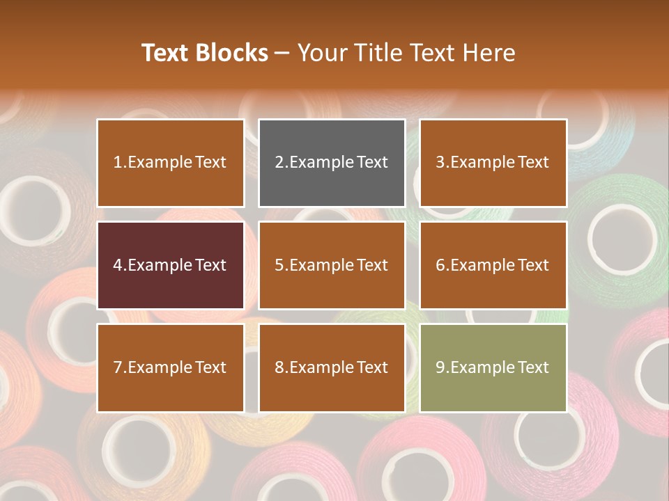 Colors Fibre Hobbies PowerPoint Template